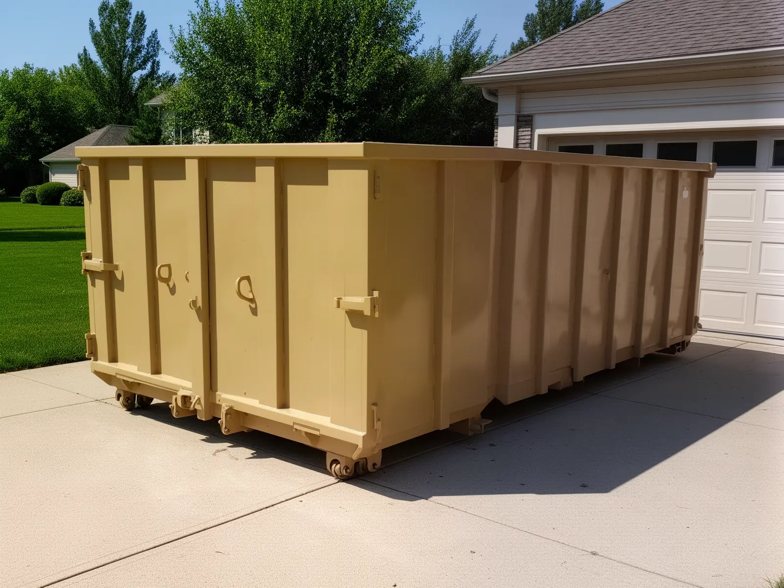 Roll-off dumpster from Kemlow Brothers Dumpster Rental in Norristown, PA
